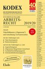 Buchcover KODEX Studienausgabe Arbeitsrecht 2019/20
