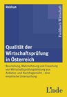 Buchcover Qualität der Wirtschaftsprüfung in Österreich