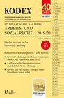 Buchcover KODEX Studienausgabe Arbeits- und Sozialrecht 2019/20
