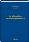 Buchcover Die allgemeinen Bestimmungen der BAO