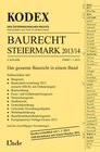 Buchcover KODEX Baurecht Steiermark 2013/14