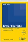 Buchcover Tiroler Baurecht