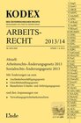 Buchcover KODEX Arbeitsrecht 2013/14