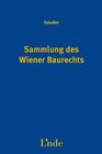 Buchcover Sammlung des Wiener Baurechts GW inkl. 2. ErgLfg