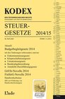 Buchcover KODEX Steuergesetze 2014/15