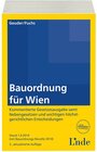 Buchcover Bauordnung für Wien