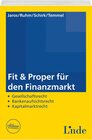 Buchcover Fit & Proper für den Finanzmarkt