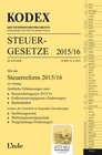 Buchcover KODEX Steuergesetze 2015/16