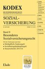 Buchcover KODEX Sozialversicherung 2015/16, Band II