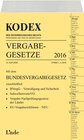 Buchcover KODEX Vergabegesetze 2016