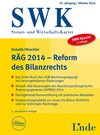 Buchcover SWK-Spezial RÄG 2014 - Reform des Bilanzrechts