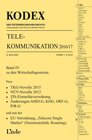 Buchcover KODEX Telekommunikation 2016/17