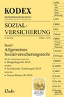 Buchcover KODEX Sozialversicherung 2016, Band I