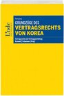Buchcover Grundzüge des Vertragsrechts von Korea