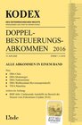 Buchcover KODEX Doppelbesteuerungsabkommen 2016