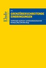 Buchcover Grenzüberschreitende Einbringungen