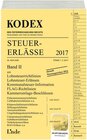 Buchcover KODEX Steuer-Erlässe 2017, Band II