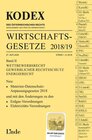 Buchcover KODEX Wirtschaftsgesetze Band II 2018/19