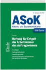 Buchcover ASoK-Spezial Haftung für Entgelt der Arbeitnehmer des Auftragnehmers