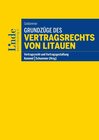 Buchcover Grundzüge des Vertragsrechts von Litauen