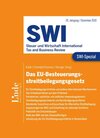 Buchcover SWI-Spezial EU-Besteuerungsstreitbeilegungsgesetz
