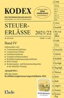 Buchcover KODEX Steuer-Erlässe 2021/22, Band IV