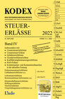 Buchcover KODEX Steuer-Erlässe 2022, Band IV