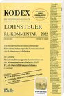 Buchcover KODEX Lohnsteuer Richtlinien-Kommentar 2022