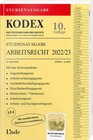 Buchcover KODEX Studienausgabe Arbeitsrecht 2022/23