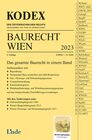 Buchcover KODEX Baurecht Wien 2023