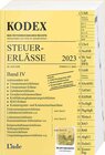 Buchcover KODEX Steuer-Erlässe 2023, Band IV