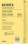 Buchcover KODEX Steuer-Erlässe 2023, Band I