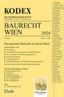 Buchcover KODEX Baurecht Wien 2024