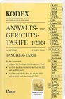 Buchcover KODEX Anwalts- und Gerichtstarife 1/2024