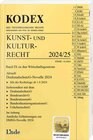 Buchcover KODEX Kunst- und Kulturrecht 2024/25