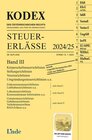 Buchcover KODEX Steuer-Erlässe 2024/25, Band III