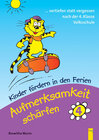 Buchcover Kinder fördern in den Ferien - Aufmerksamkeit schärfen. Wahrnehmungstraining / Aufmerksamkeit schärfen 4