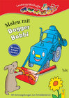 Buchcover LESEZUG/ Malbuch: Malen mit Bagger Bobbi