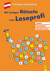 Buchcover Mit lustigen Rätseln zum Leseprofi - 3. Klasse Volksschule