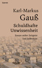 Buchcover Schuldhafte Unwissenheit