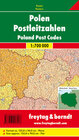 Buchcover Freytag & Berndt Poster Polen, Postleitzahlen, ohne Metallstäbe; Poland, Post Codes