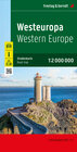 Buchcover Westeuropa, Straßenkarte 1:2.000.000, freytag & berndt