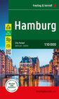 Buchcover Hamburg, Stadtplan 1:10.000, freytag & berndt