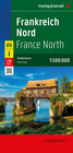 Buchcover Frankreich Nord, Straßenkarte 1:500.000, freytag & berndt