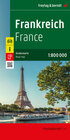 Buchcover Frankreich, Straßenkarte 1:800.000, freytag & berndt