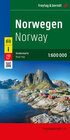 Buchcover Norwegen, Straßenkarte 1:600.000, freytag & berndt