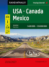Buchcover USA - Canada - Mexico, Autoatlas 1:400.000 - 1:16.000.000, 2026/2027, freytag & berndt