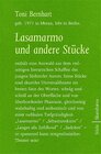 Buchcover Lasamarmo und andere Stücke