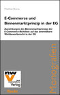 Buchcover E-Commerce und Binnenmarktprinzip in der EG