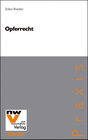 Buchcover Opferrecht